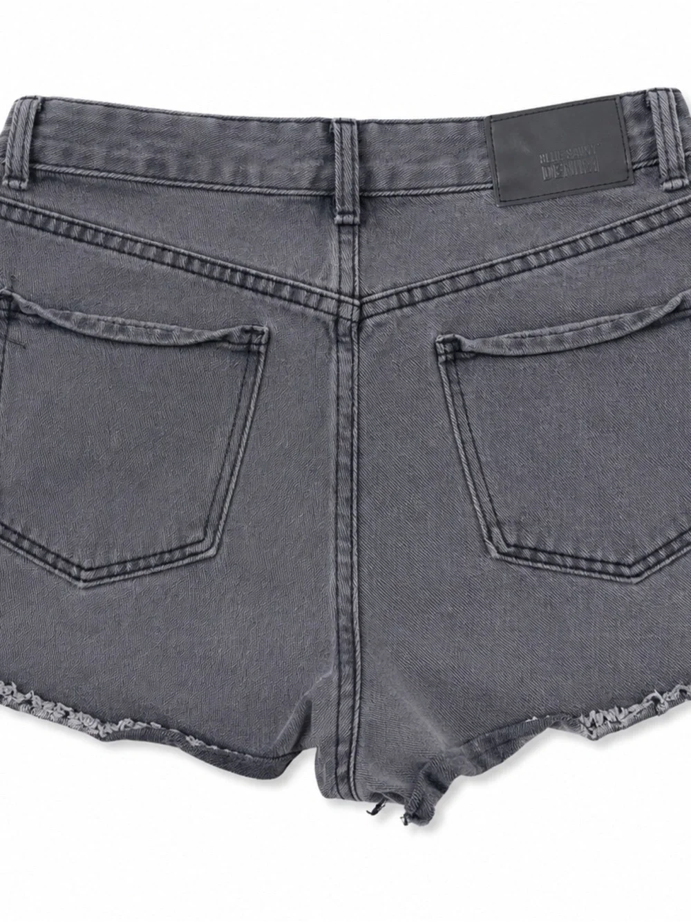 Denim Frayed Shorts